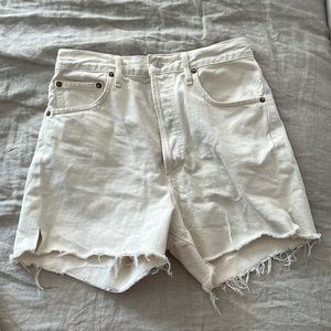 Agolde high rise shorts